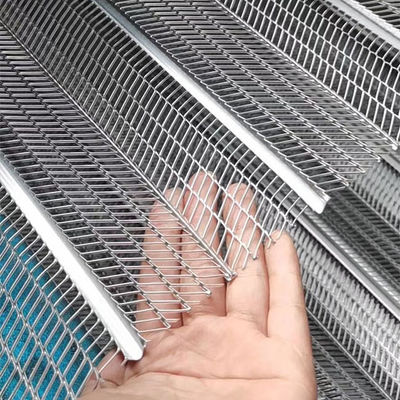 0.25mm 0,3mm Rib Lath Sheet SS Acciaio al carbonio Metal Mesh Lath Sheet