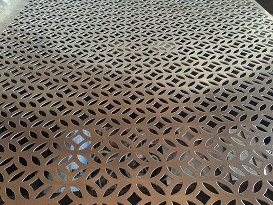 Acid resistent decorative perforato metal mesh screen in acciaio inossidabile