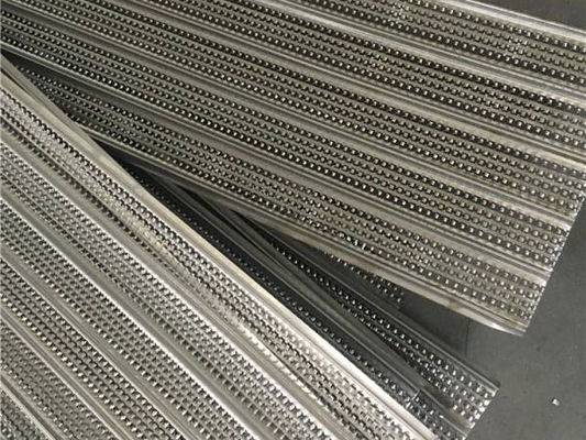1.5m 1.6m HY RIB foglio di acciaio perforato maglia 450mm larghezza Galvanizzato