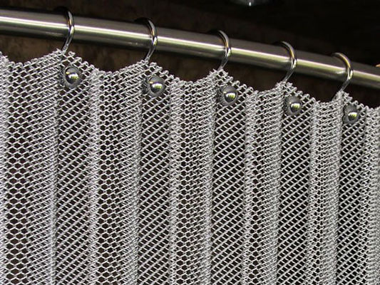 Fassata di divisori di bobina di metallo Drapery in acciaio inossidabile Lega di alluminio