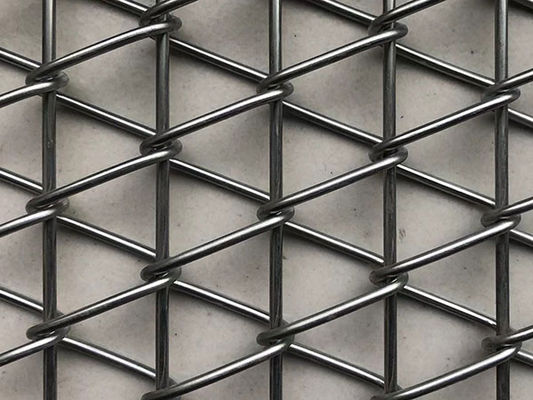 Fabricazione di maglie di maglie di metallo tessuto architettonico
