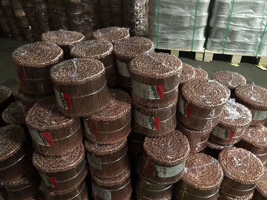 Legami di filo galvanizzato verde a doppio anello nero ricoperto di 3 pollici - 40 pollici di lunghezza