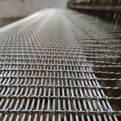 6m larghezza telaio tessuto 302 acciaio inossidabile telaio tessuto a maglia