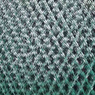 3.4mm Selvedge Saldato Rasor Mesh Resistenza alla corrosione Forma rotonda