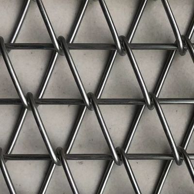 Color Decorative Wire Mesh Screen Aluminium Alloy Chain Link Fence
