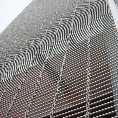 schermo a maglia di metallo architettonico trasparente 4mm Wire Dia ignifuge