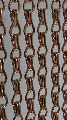 Moderne reticolati di rete di metallo unici Trattamento delle finestre