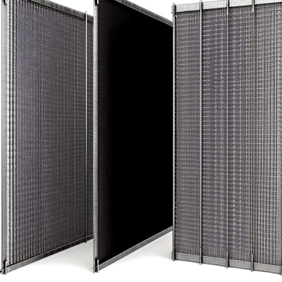 Stainless Steel Woven Wire Mesh schermi neri e durevoli per le soluzioni aziendali