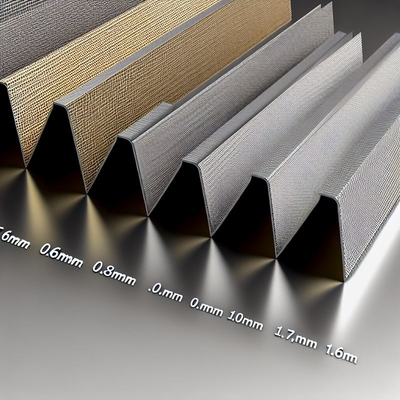 Schermo metallico tessuto da 0,6 mm 0,7 mm 0,8 mm 0,9 mm 1,0 mm 1,6 mm per applicazioni sostenibili ed ecologiche